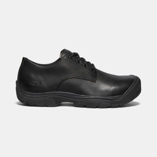 Magasin Chaussures Keen | Chaussures de Travail Keen Kanteen Oxford Soft Toe Homme Noir (FRK409175)